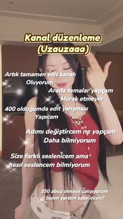 Kanal düzenledim