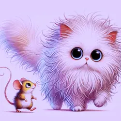 Cat and mouse 