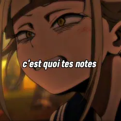 les notes...