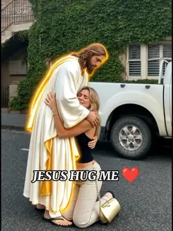 Jesus hug me 