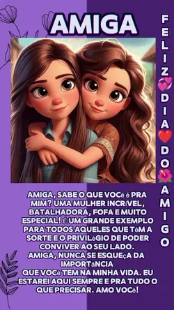 Feliz dia do amigo