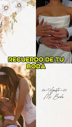 Recuerdo de tu boda