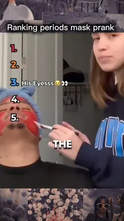 Period mask prank