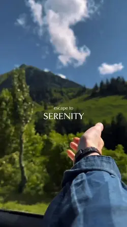 escape to serenity.
