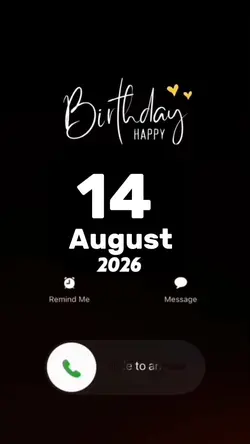 Hbd 14 August 2026