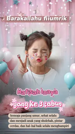 ultah anak perempuan