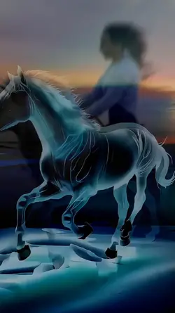 cheval au galop