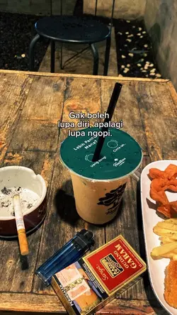 Ga boleh lupa ngopi 
