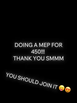 450 MEP!!!! AHHH