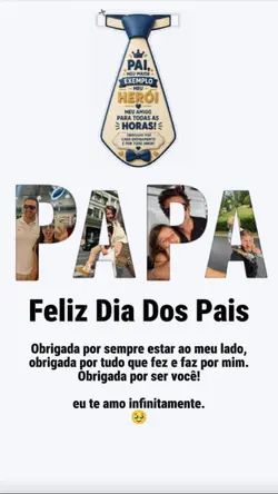 Feliz dia dos pais
