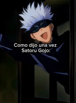 como dijo gojo