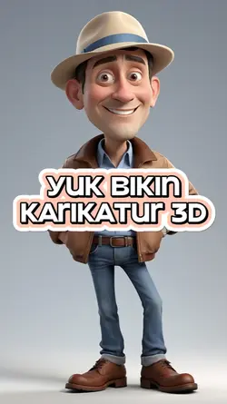 Bikin KARIKATUR 3D