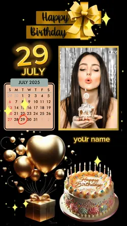 Birthday 29 JULY 