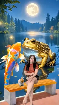 fish and frog