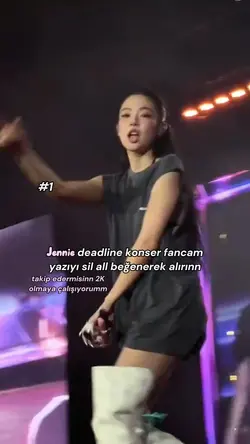 Jennie konser fancam