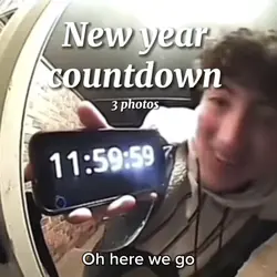 New year countdown 