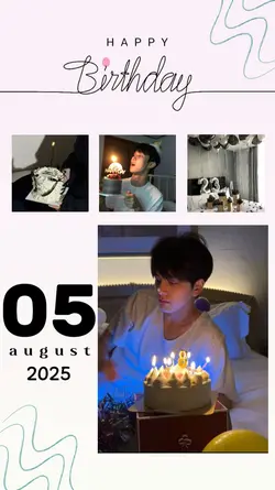 BIRTHDAY 5 AUGUST