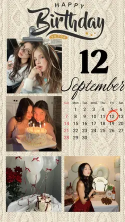 BIRTHDAY 12 SEPT