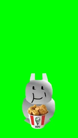 Gubby eat Kfc