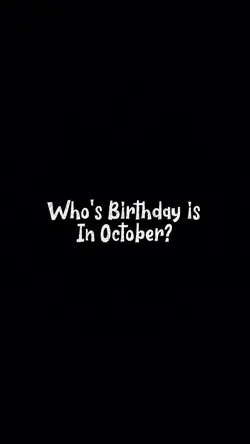 birthday october