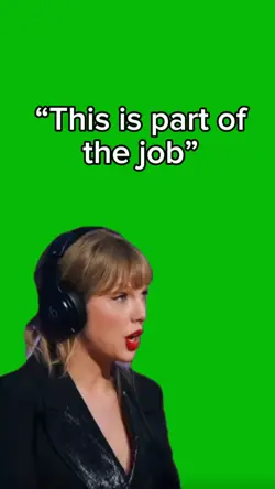 Part of the job 