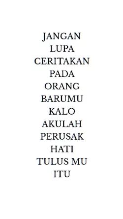 jangan lupa ceritakn