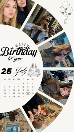 birthday 25 july2026