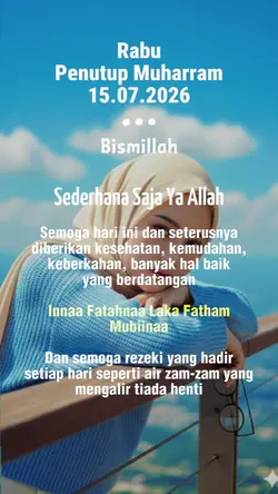 Rabu 15 juli 2026