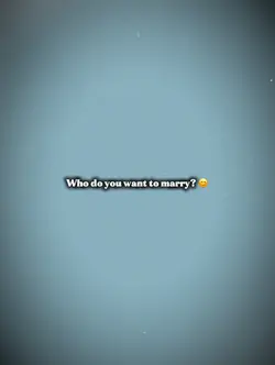 want to marry