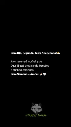 Bom Dia Segunda Feir