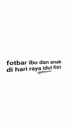 fotbar ibu dan anak