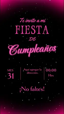 Invitación cumpleaño