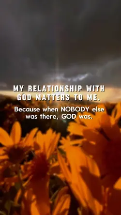 Relationship w/ God