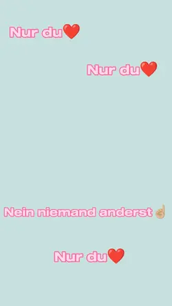 Nur du <3