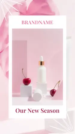 Beauty Industry Product Display  in TikTok Style
