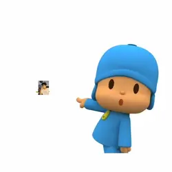 stiker pocoyo trend