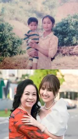 Ảnh với mẹ