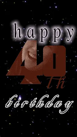 birthday 40th