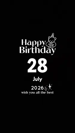 Hbd 28 july 2026