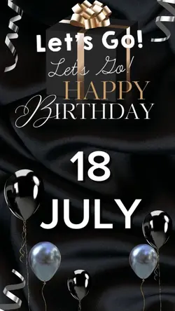 Birthday 18 July