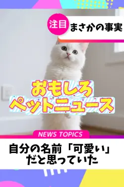 ペットニュース 自分の名前は「可愛い」