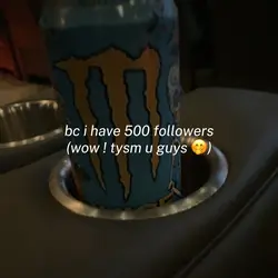 TYSM FOR 500