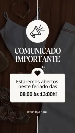 Comunicado | Feriado
