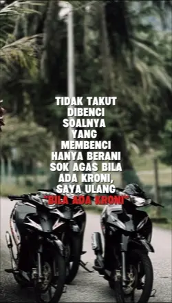 tidak takut dibenci