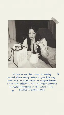 happy b'day to me