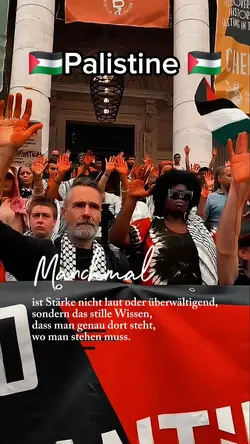 Hier stehen wir. 