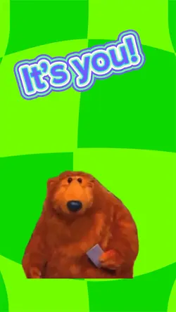 It’s you 