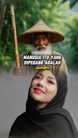Manusia yg di pegang