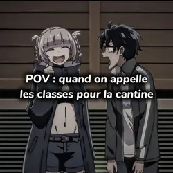 classes a la cantine