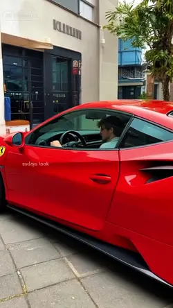 driving a sport car